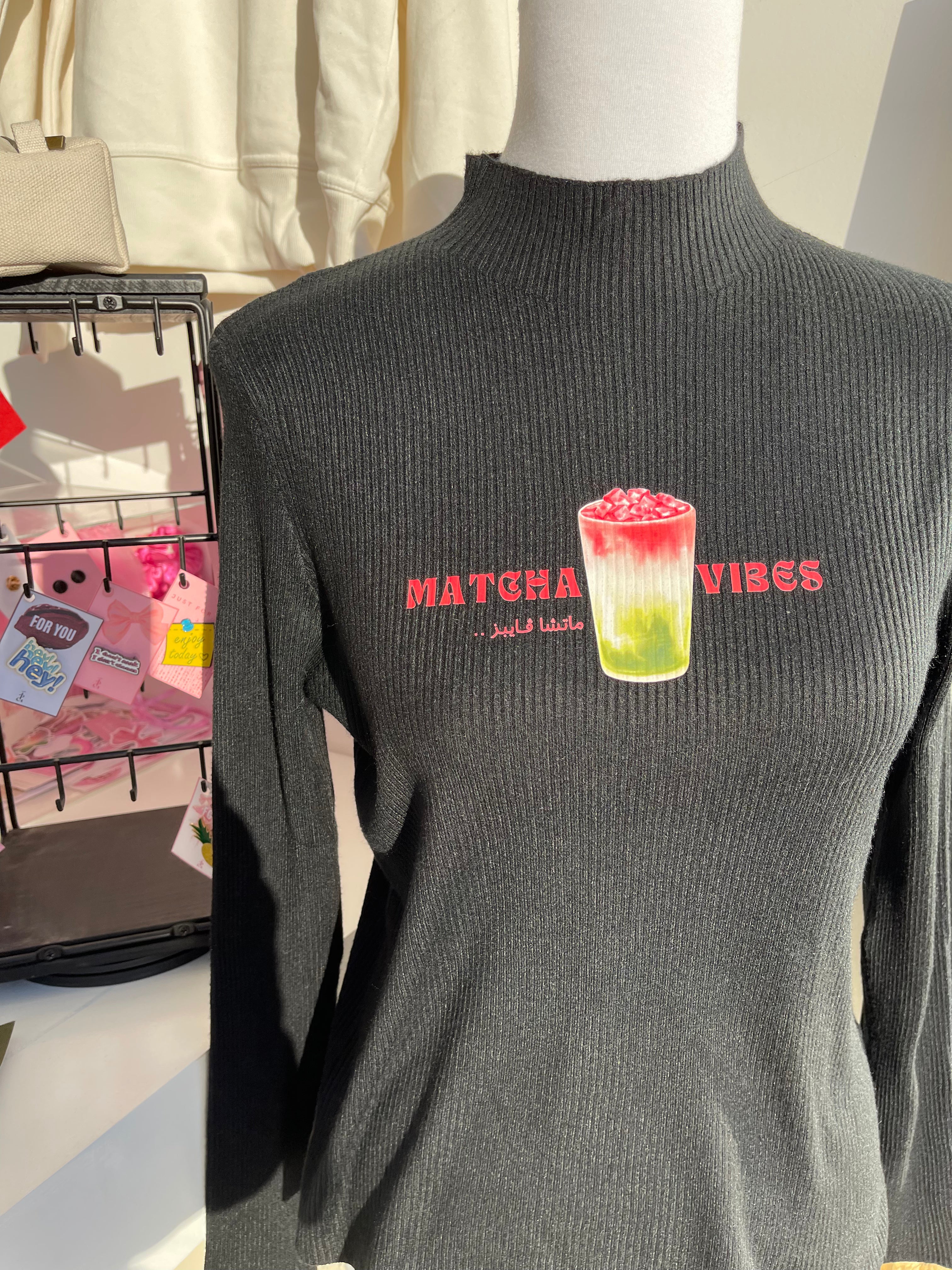 Matcha Vibes Short Neck