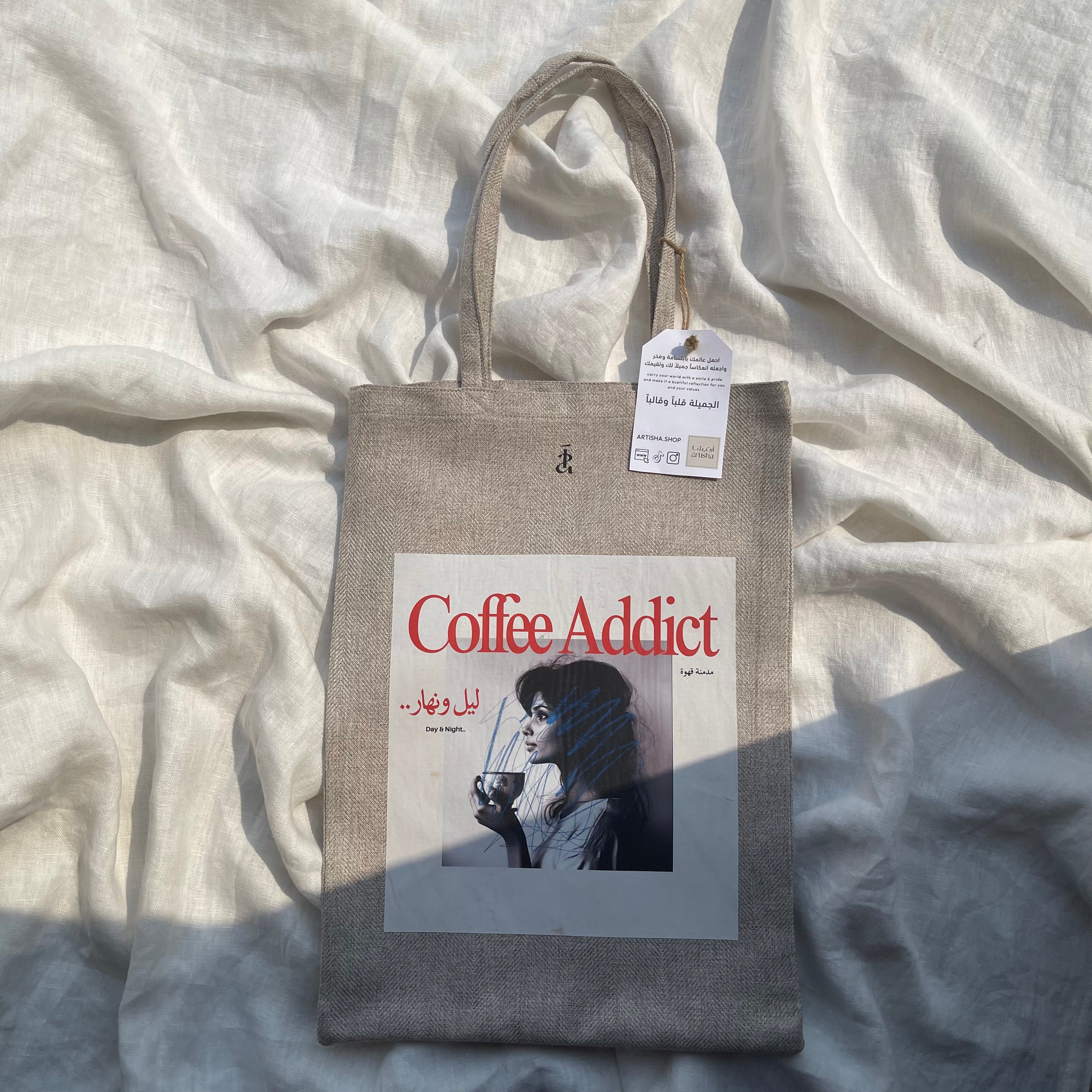 Coffee Addict Tote Bag