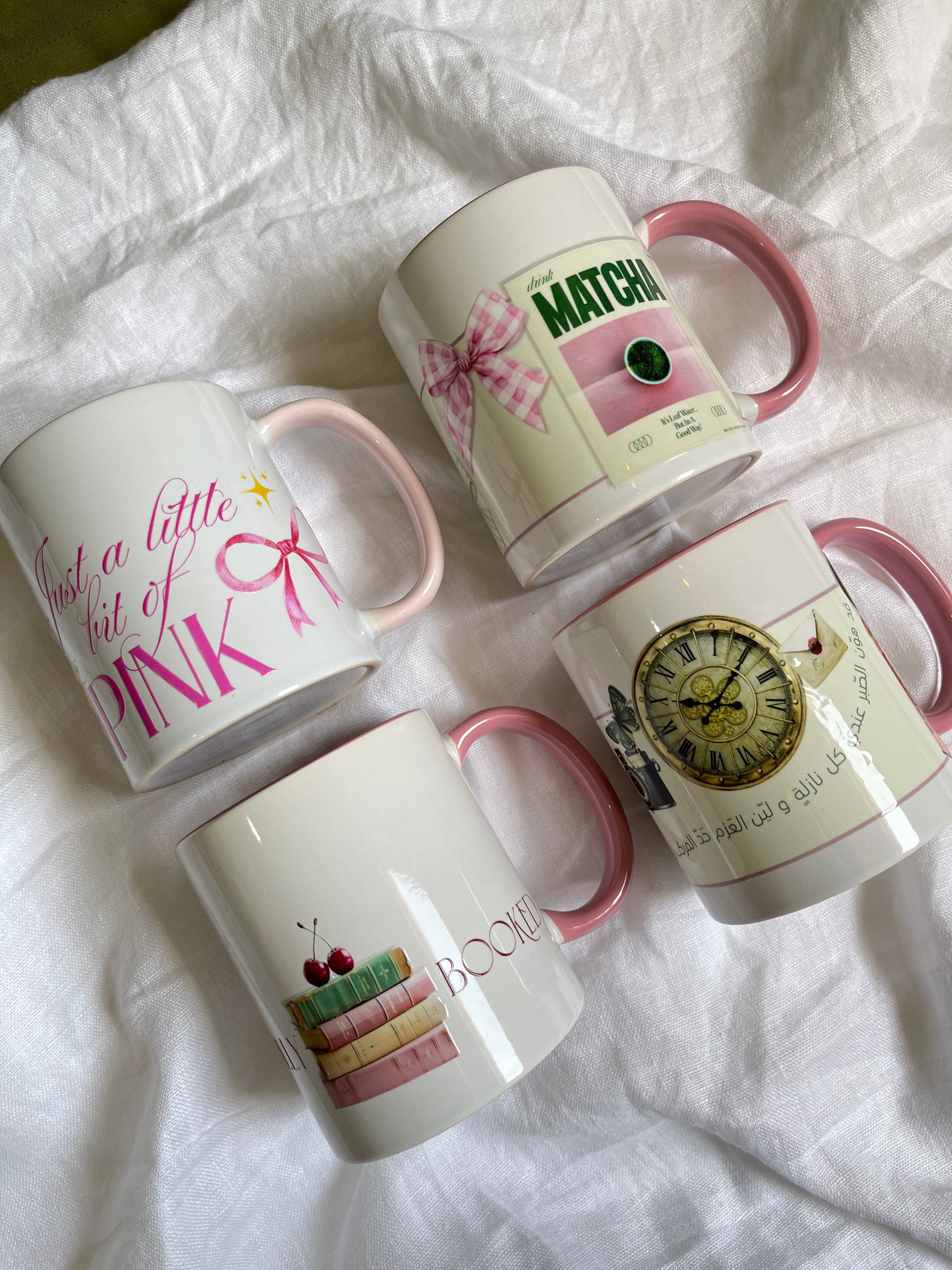 Big pink Mug الأكواب الوردية الكبيرة