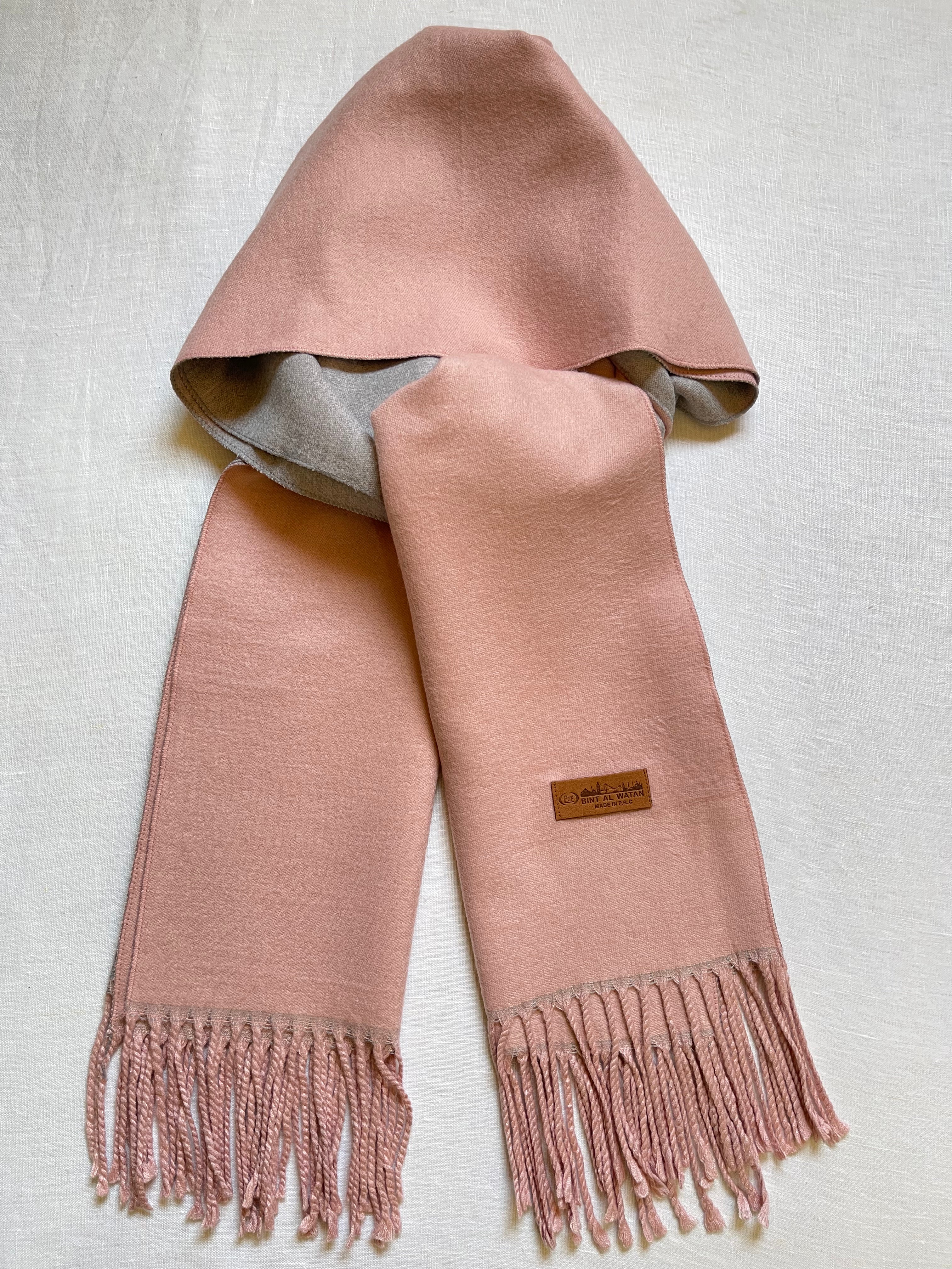 Double sided cottony shawl شالات قطنية دافئة بلونين