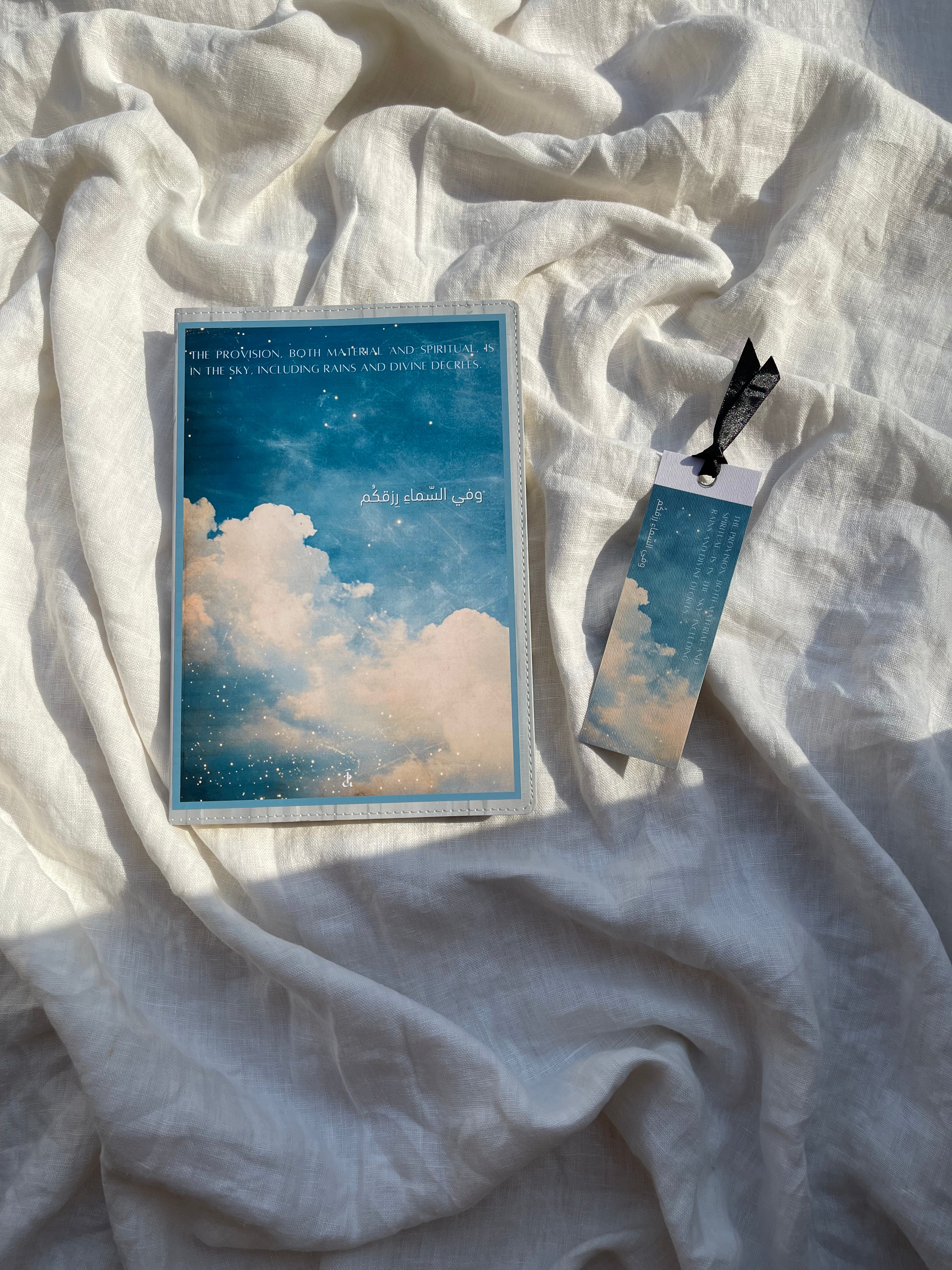 In The Sky Notebook and Bookmark