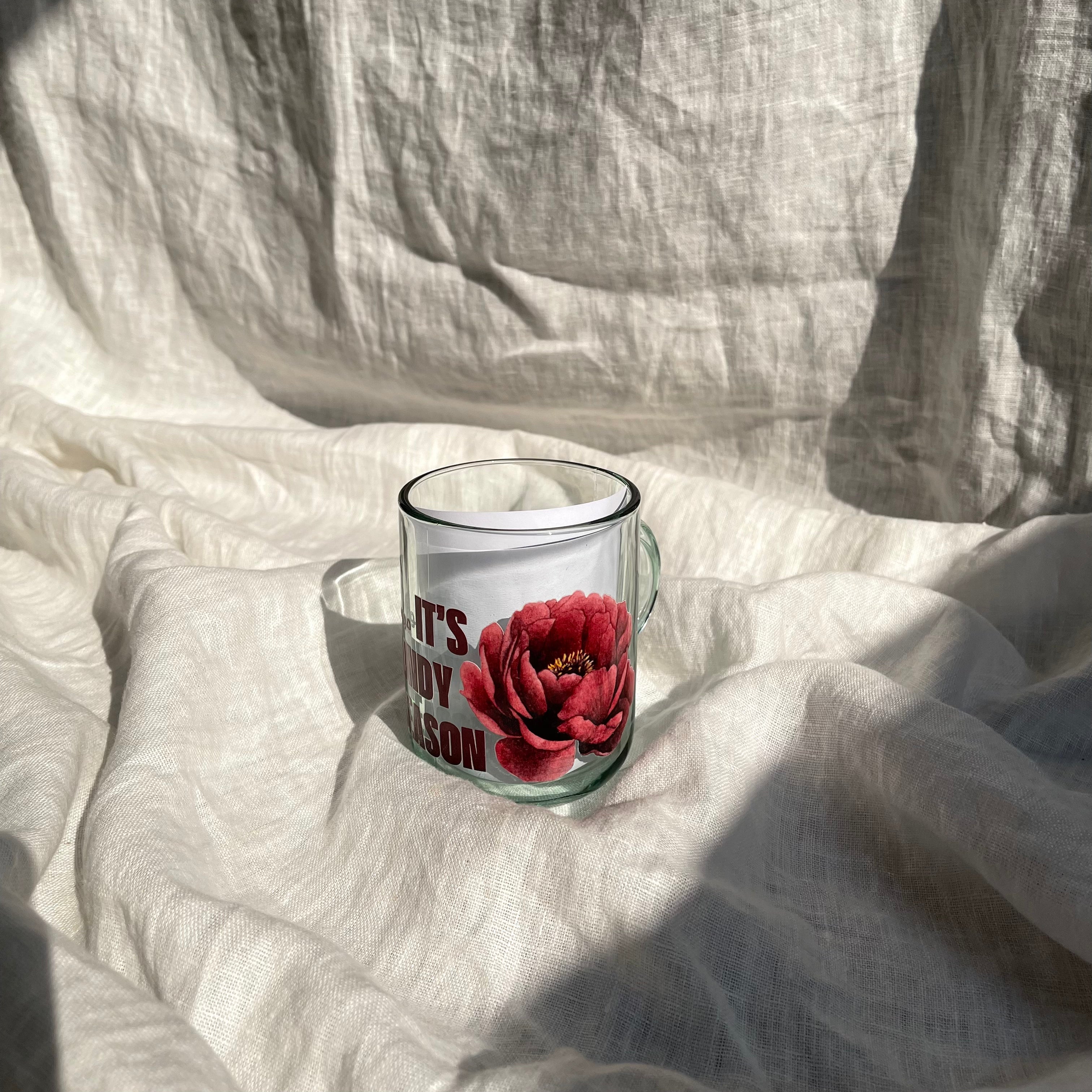 it's burgundy season mug كوب موسم العنابي