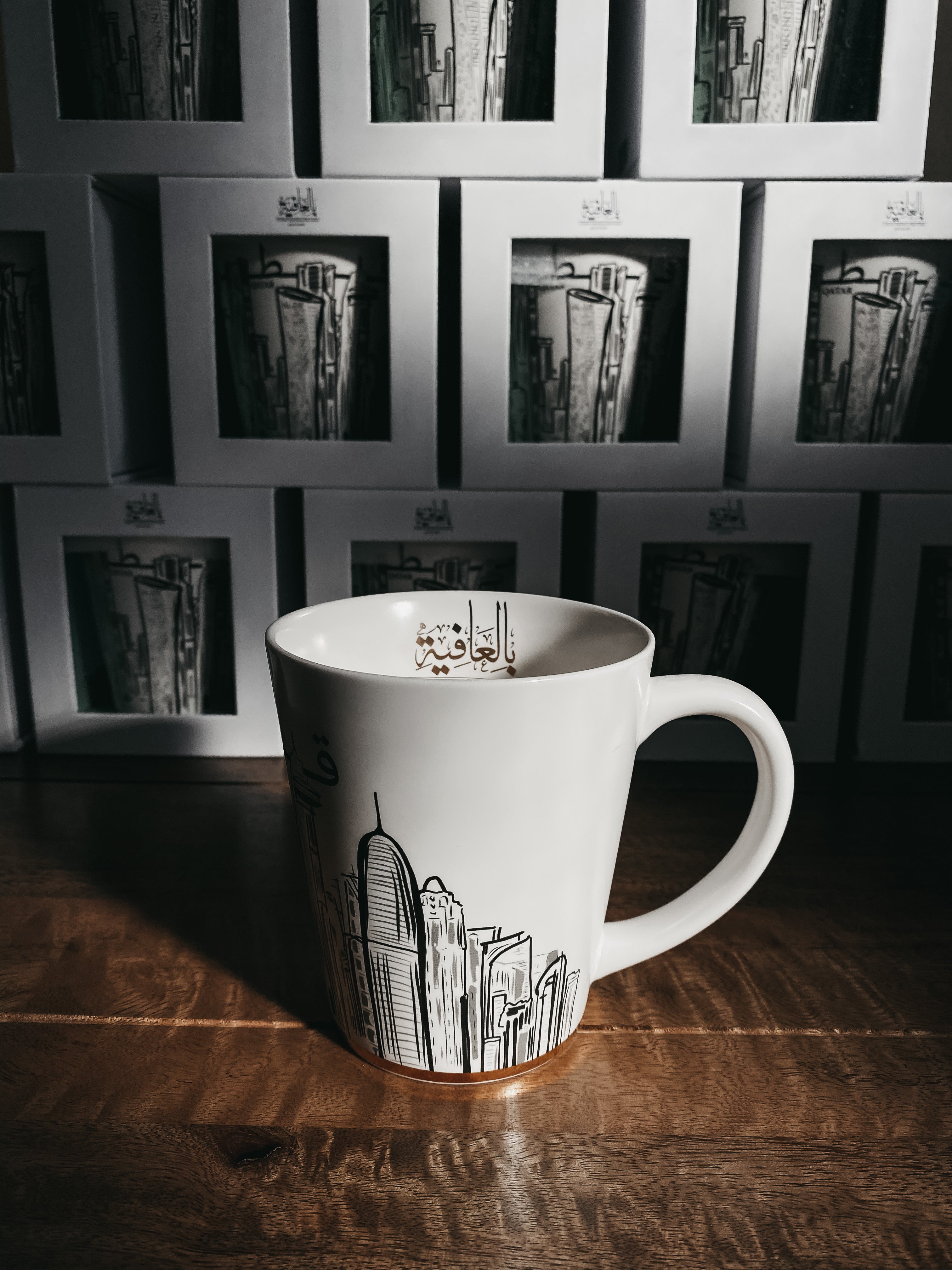 Qatar Skyline Mug كوب أبراج قطر