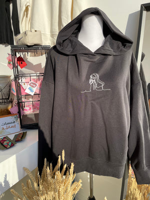 Lady In Coffee Hoodie