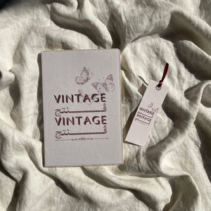 Vintage Notebook and Bookmark