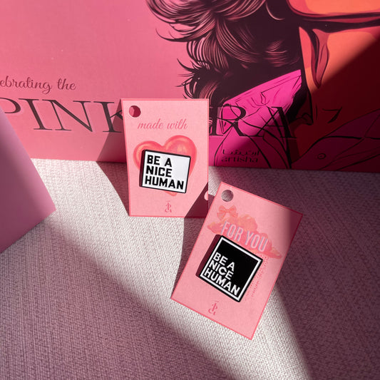 Be Nice Human Pin