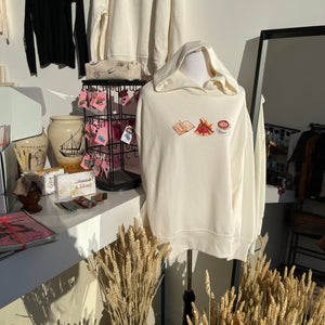 Book Fire and Coffee Hoodie