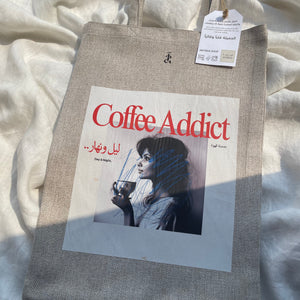 Coffee Addict Tote Bag