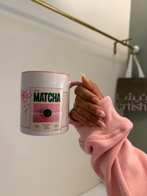 Big Pink mug MATCHA