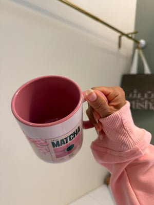 Big Pink mug MATCHA
