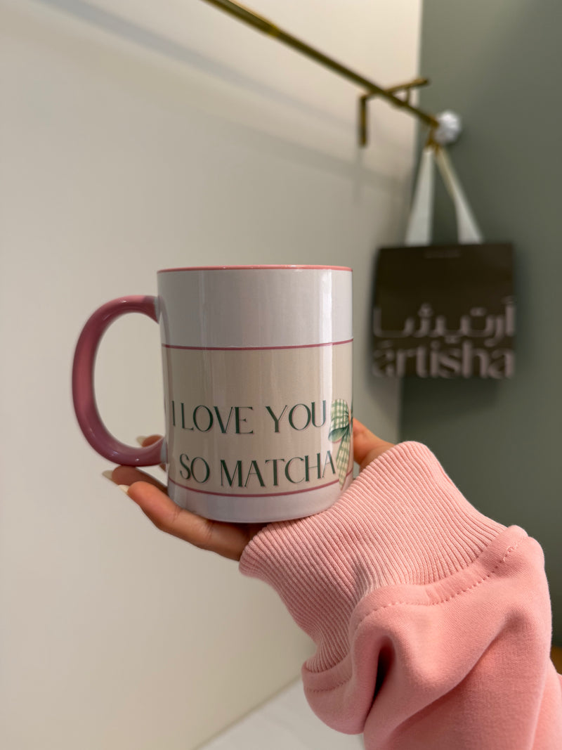 Big Pink mug MATCHA