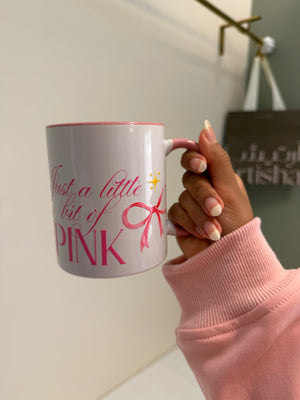 Just a little bit of pink mug