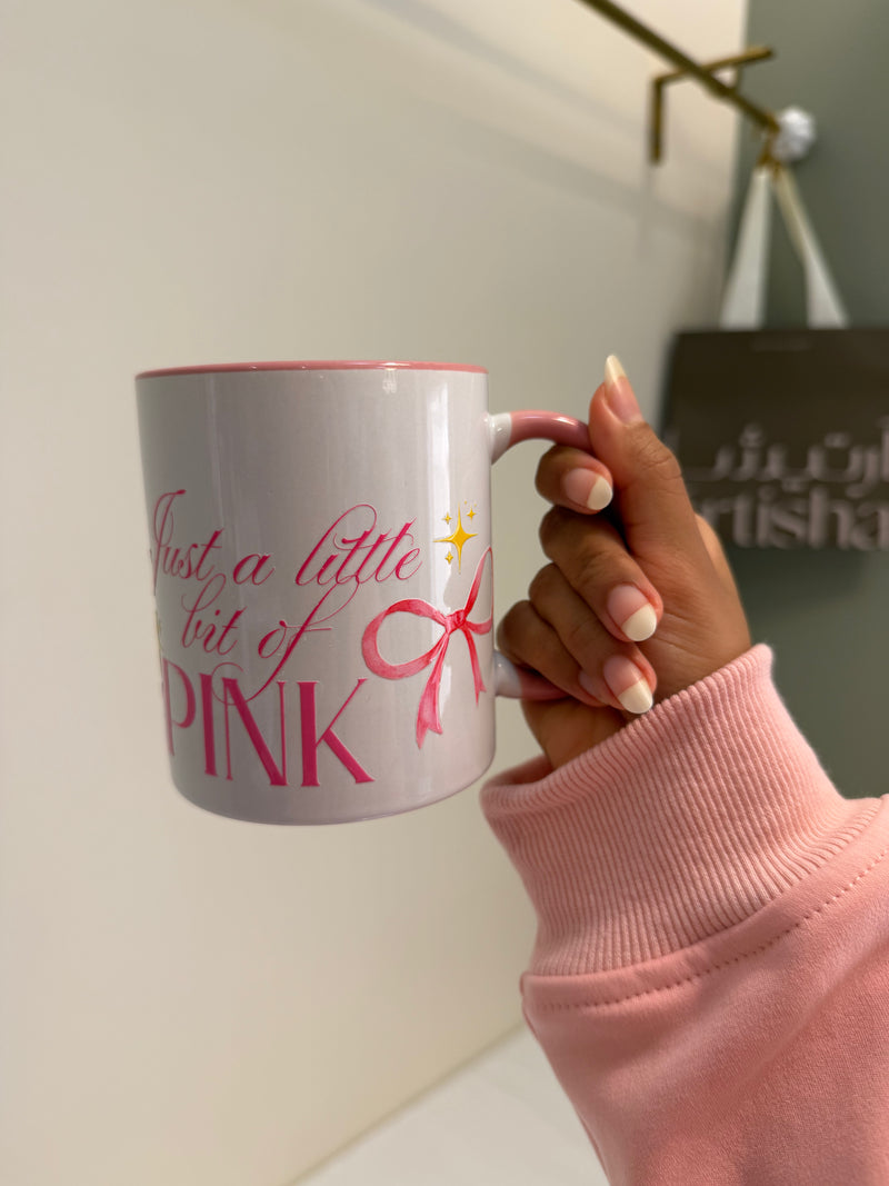 Just a little bit of pink mug
