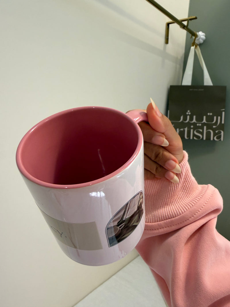 Consistency Pink mug