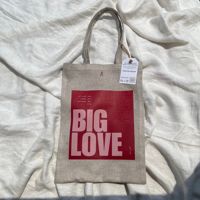 Big love tote bag