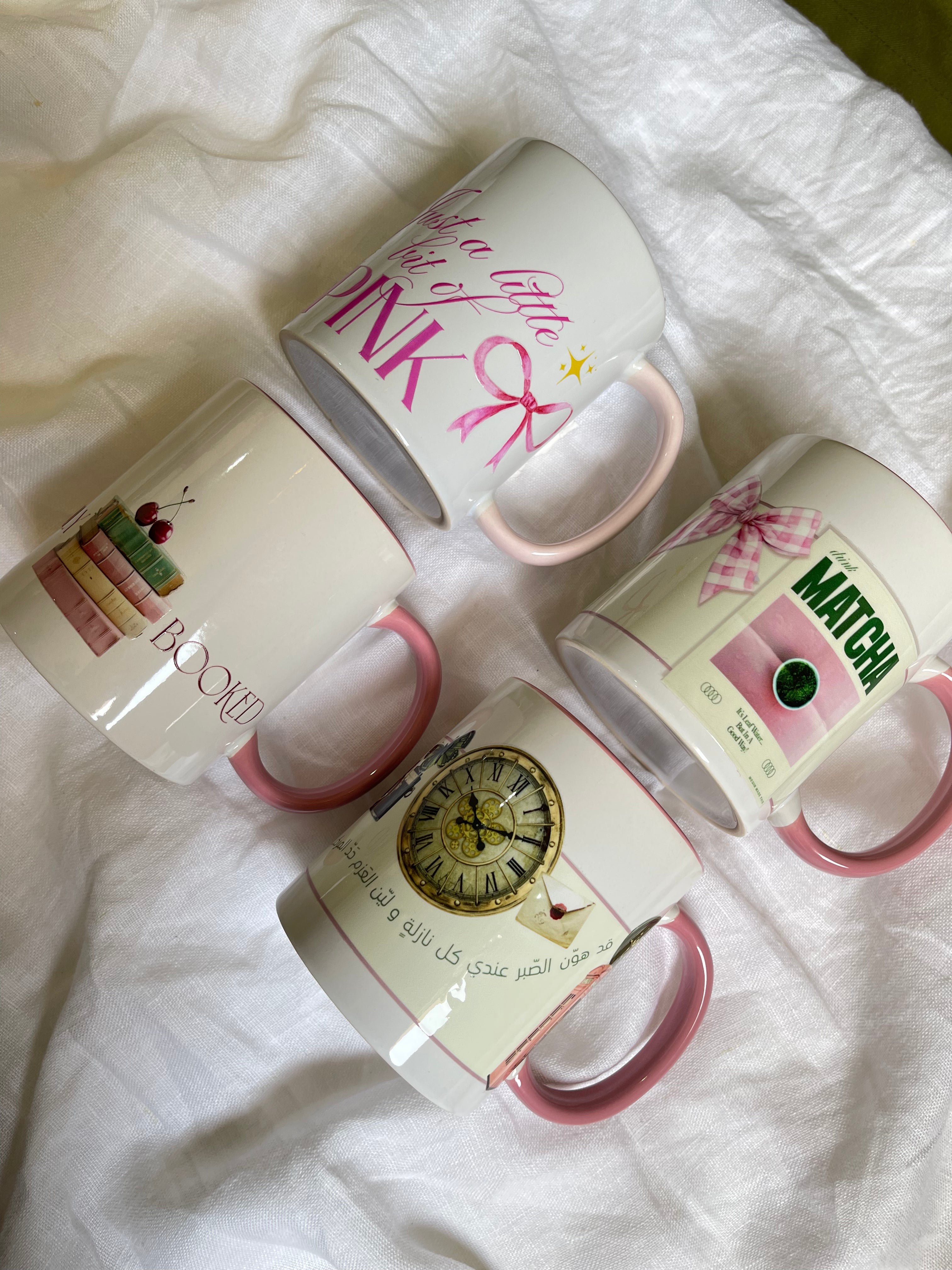 Big pink Mug الأكواب الوردية الكبيرة