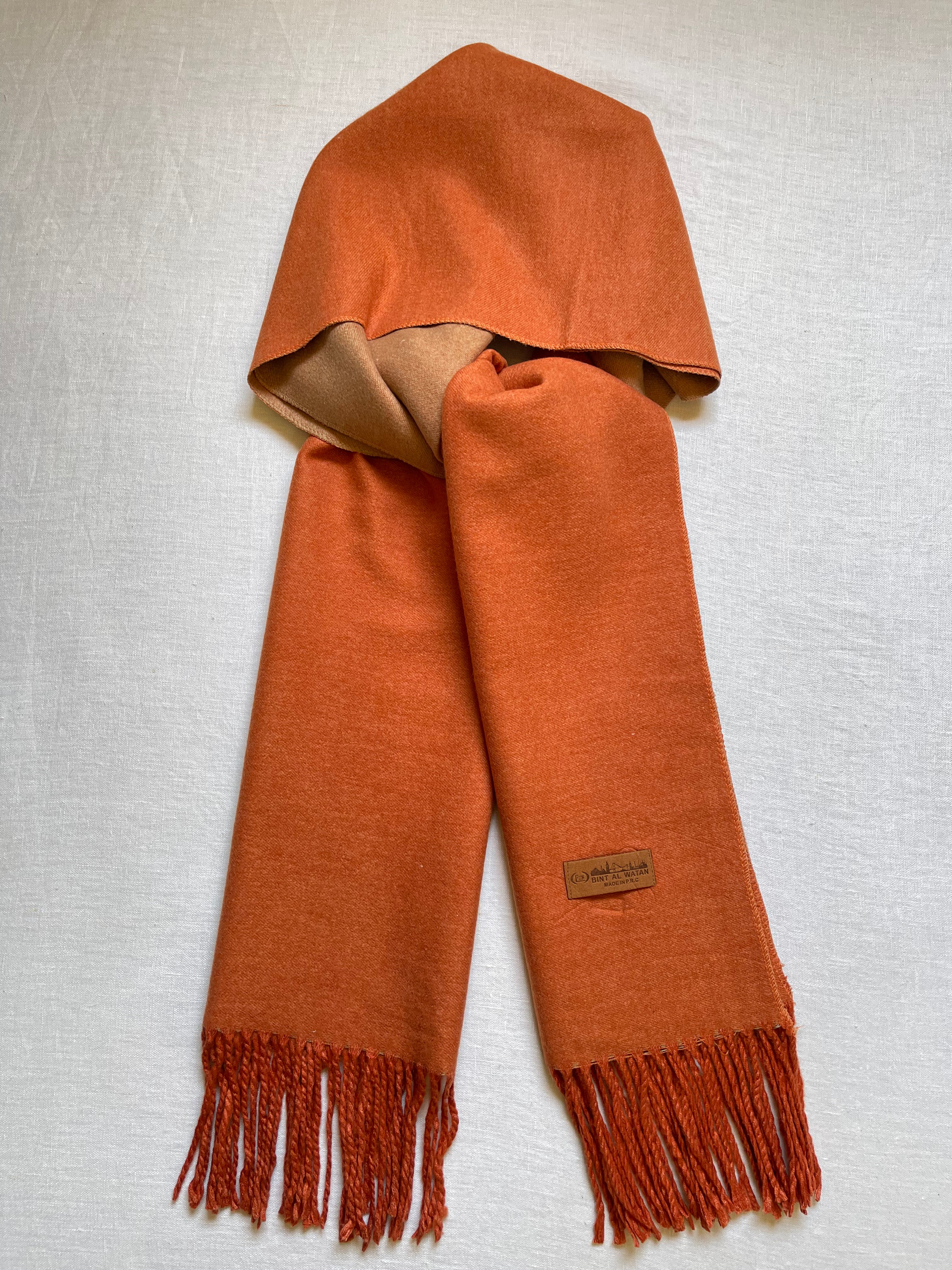 Double sided cottony shawl شالات قطنية دافئة بلونين