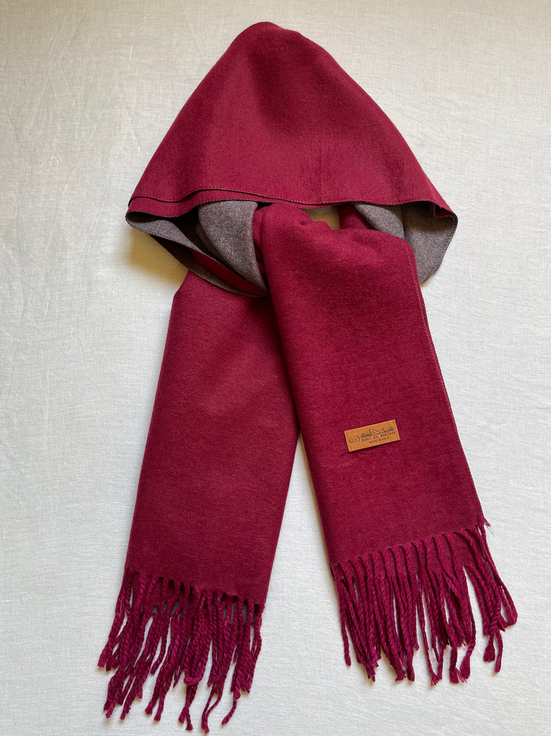 Double sided cottony shawl شالات قطنية دافئة بلونين