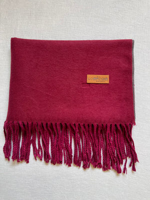 Double sided cottony shawl شالات قطنية دافئة بلونين