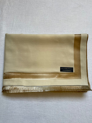 Double sided silky shawl شالات حريرية بلونين