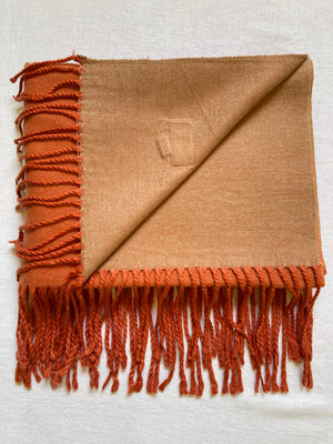 Double sided cottony shawl شالات قطنية دافئة بلونين