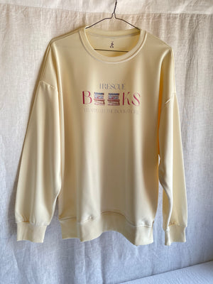 Beige Sweater سويتر بيج - مجموعة حب الكتب