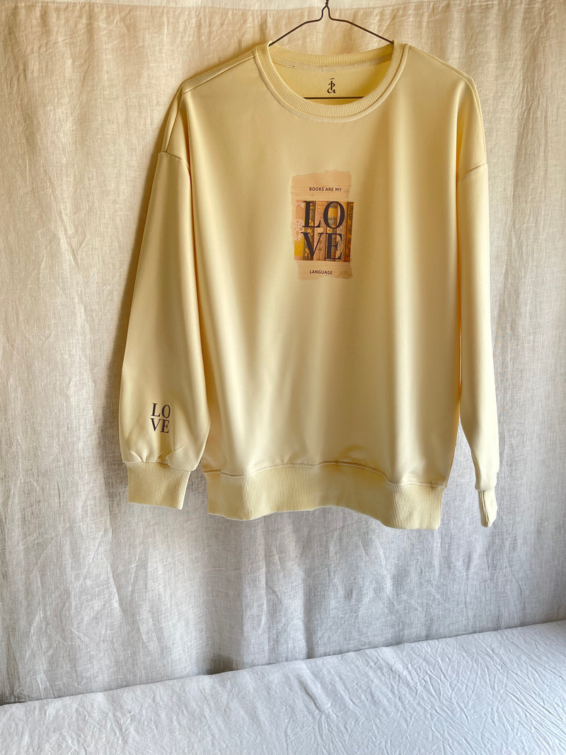 Books are my Love Language Black