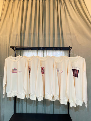 Beige Sweater سويتر بيج - مجموعة حب الكتب