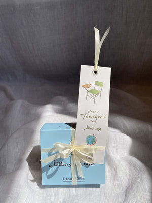 صنية توزيعات يوم المعلم لثمانية معلمين teachers' day souvenirs