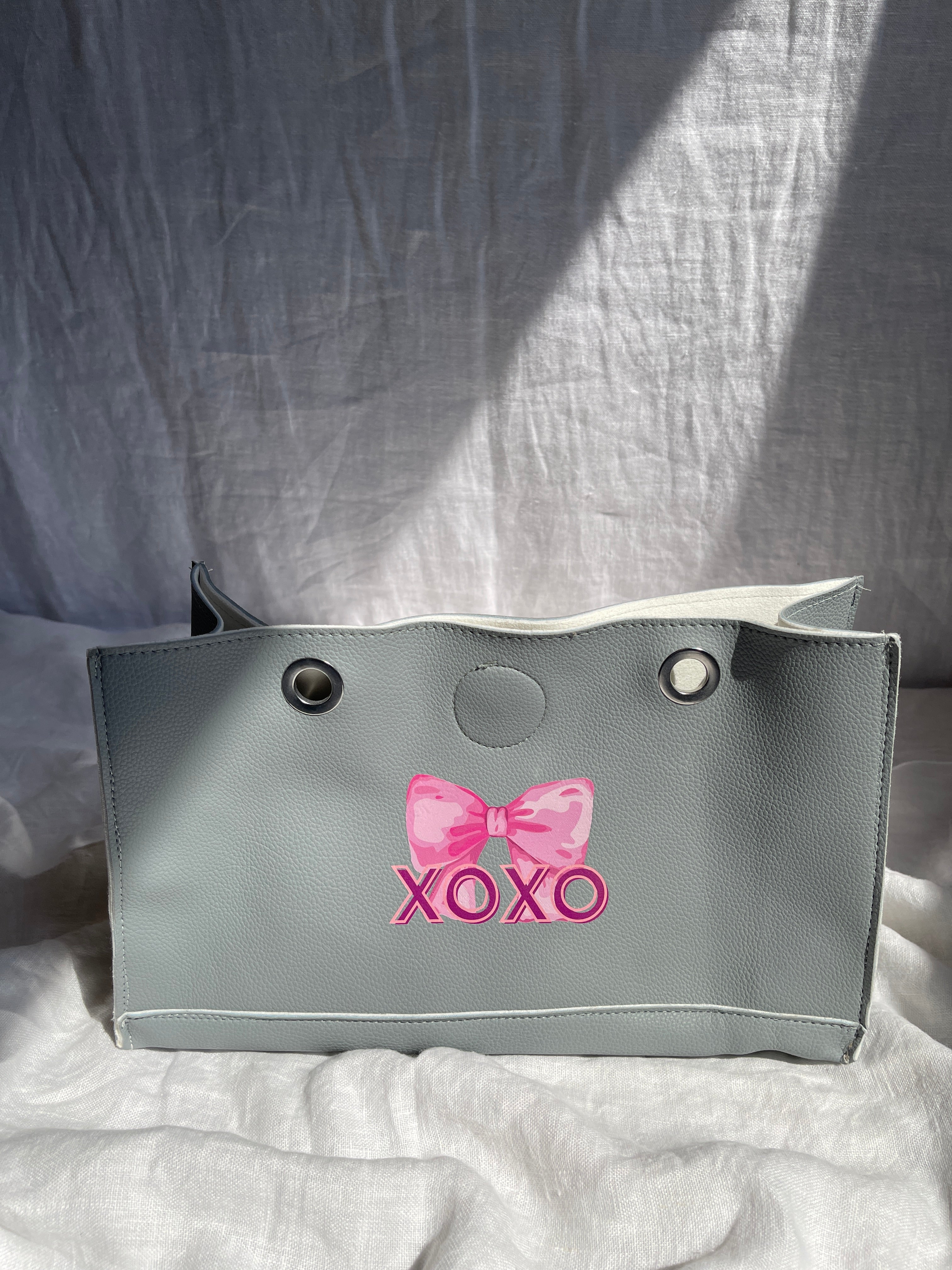 XOXO leather organizer bag