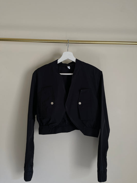 Cardigan sleeve with Arabic QATAR print back