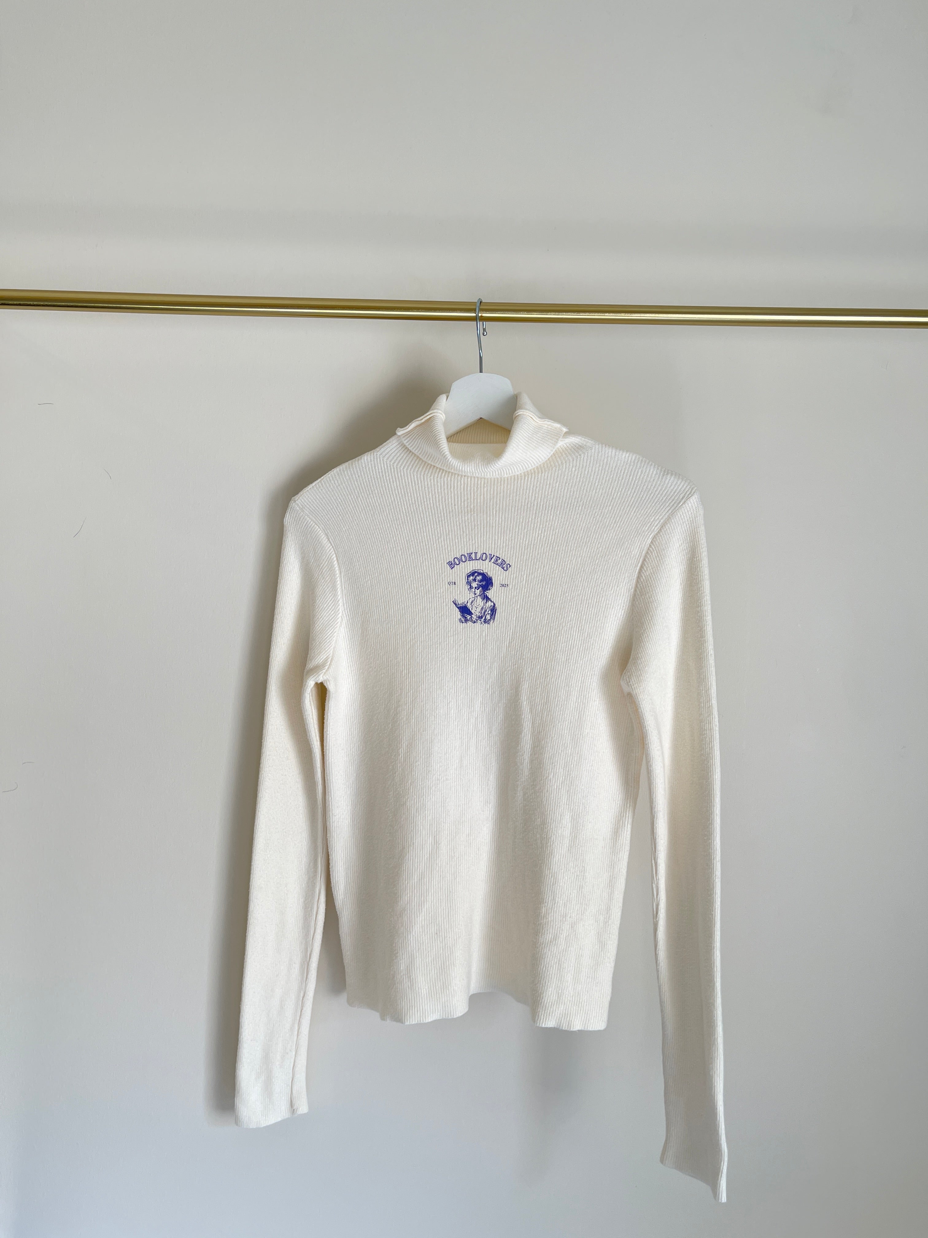 100% Cotton Longsleeve w/turtle neck