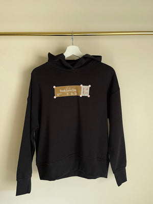 Book love era black Hoodie