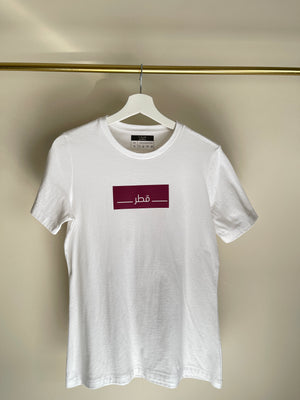 Arabic Maroon qatar print