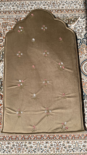 Prayer Mat Olive Flower
