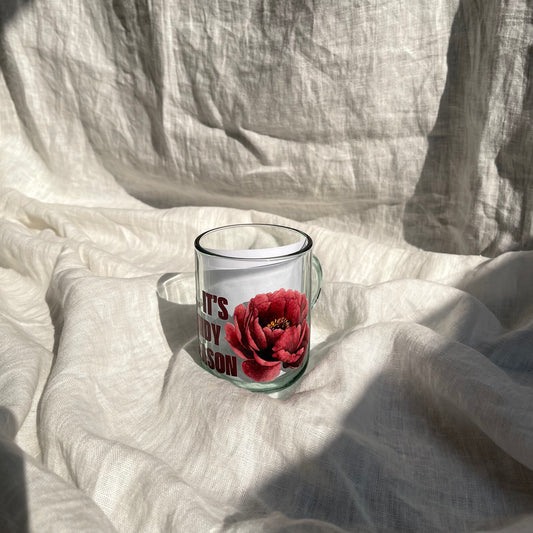 it's burgundy season mug كوب موسم العنابي