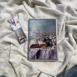 Lavender Notebook and Bookmark