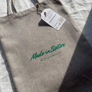 Made In Qatar Tote Bag
