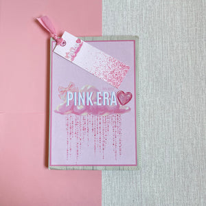 Pink Era Cloud Notebook and Bookmark
